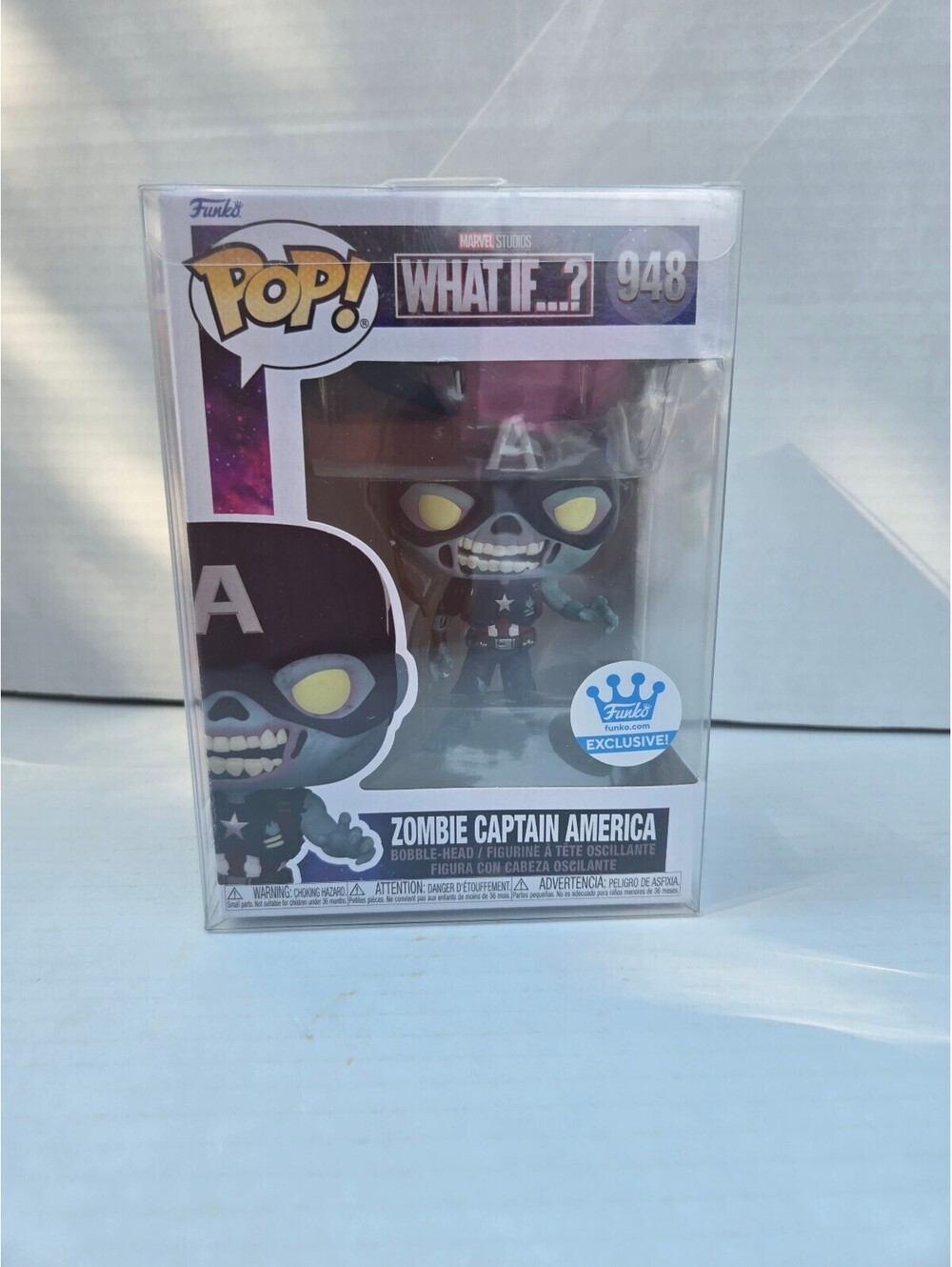 Funko Pop! Marvel What If...? Zombie Captain America #948 Collectible Figure